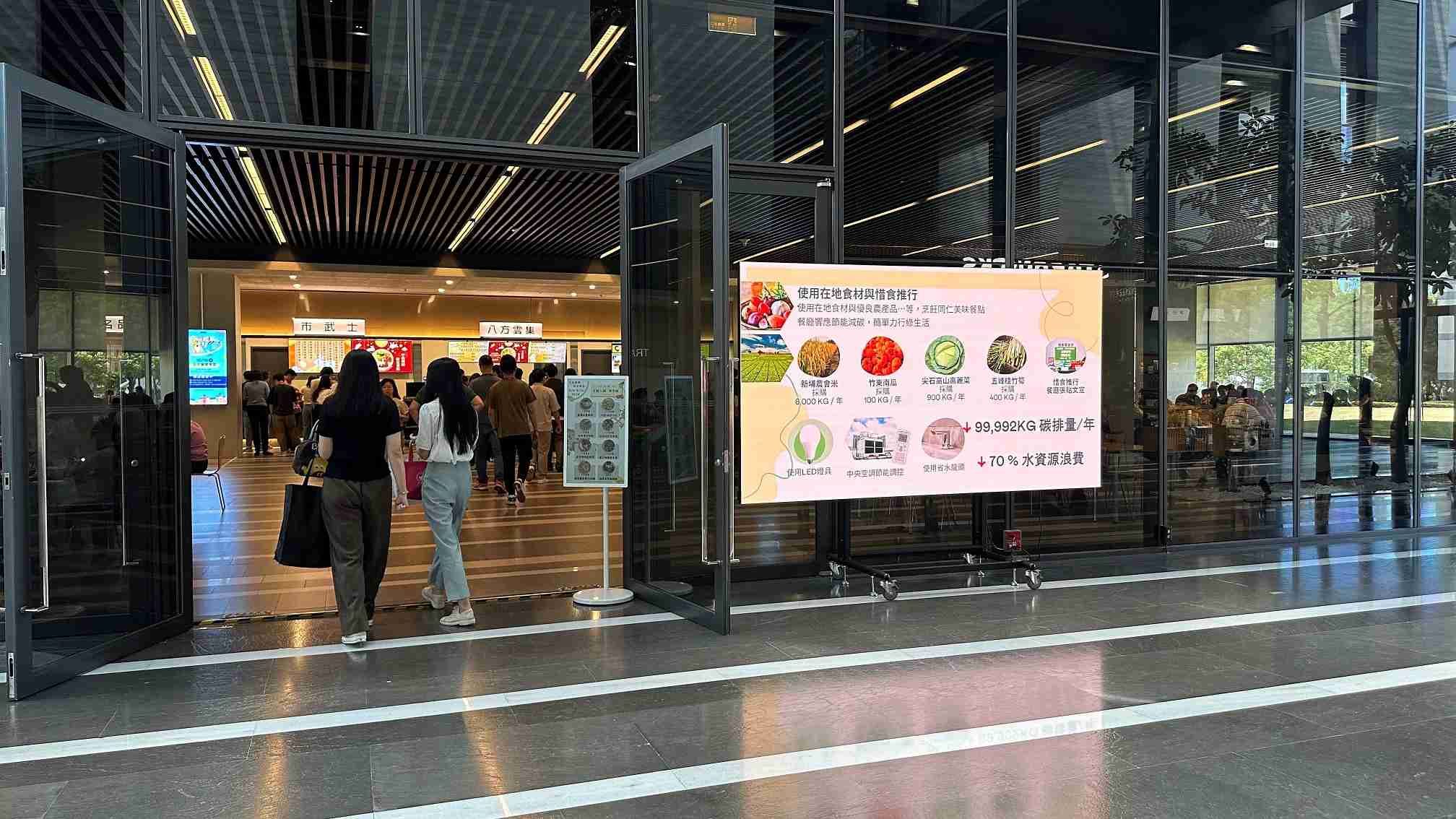  2121非凡从日常办公环境出发，，，于总部大楼员工餐厅推广低碳饮食、、、、发起减碳挑战等，，由内而外引导员工反思及改变个人日常行为，，，将公司转型成推动永续发展的重要场域