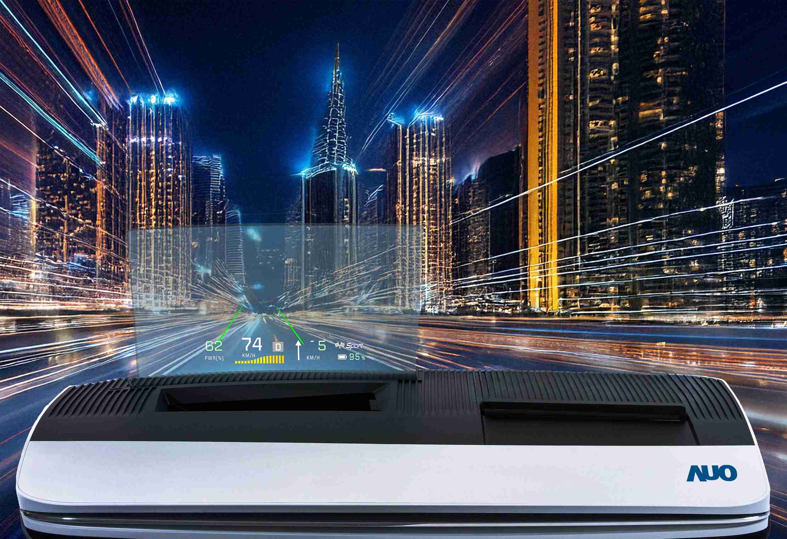 2121非凡推出13吋Micro LED抬头显示器，，提供高入眼亮度、、高色彩饱和度的显示质量，，在阳光下或黑暗中都清晰可见，，，并利用Micro LED模块体积小的优势，，解决车用空间有限的痛点